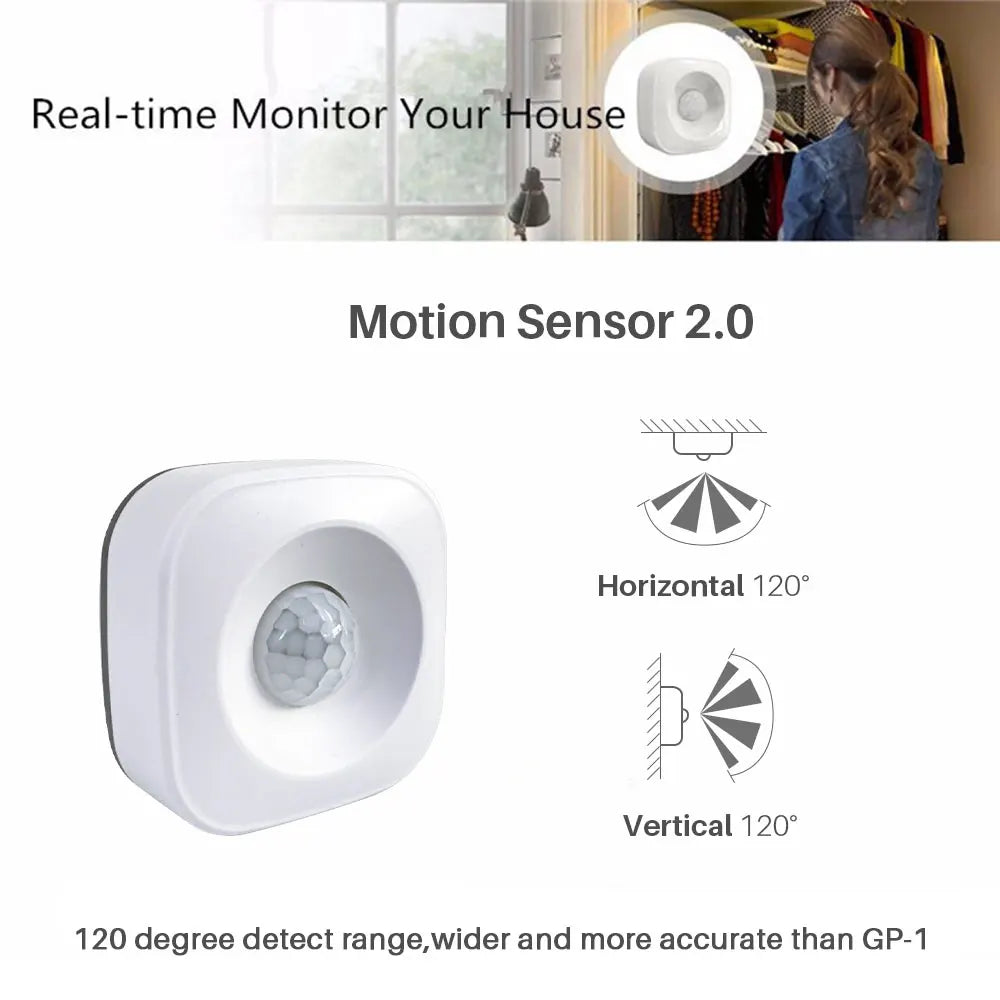 Tuya Smart WiFi PIR Motion Sensor Human Body Infrared Sensor Alarm Detector SmartLife APP Remote Control Home Security System