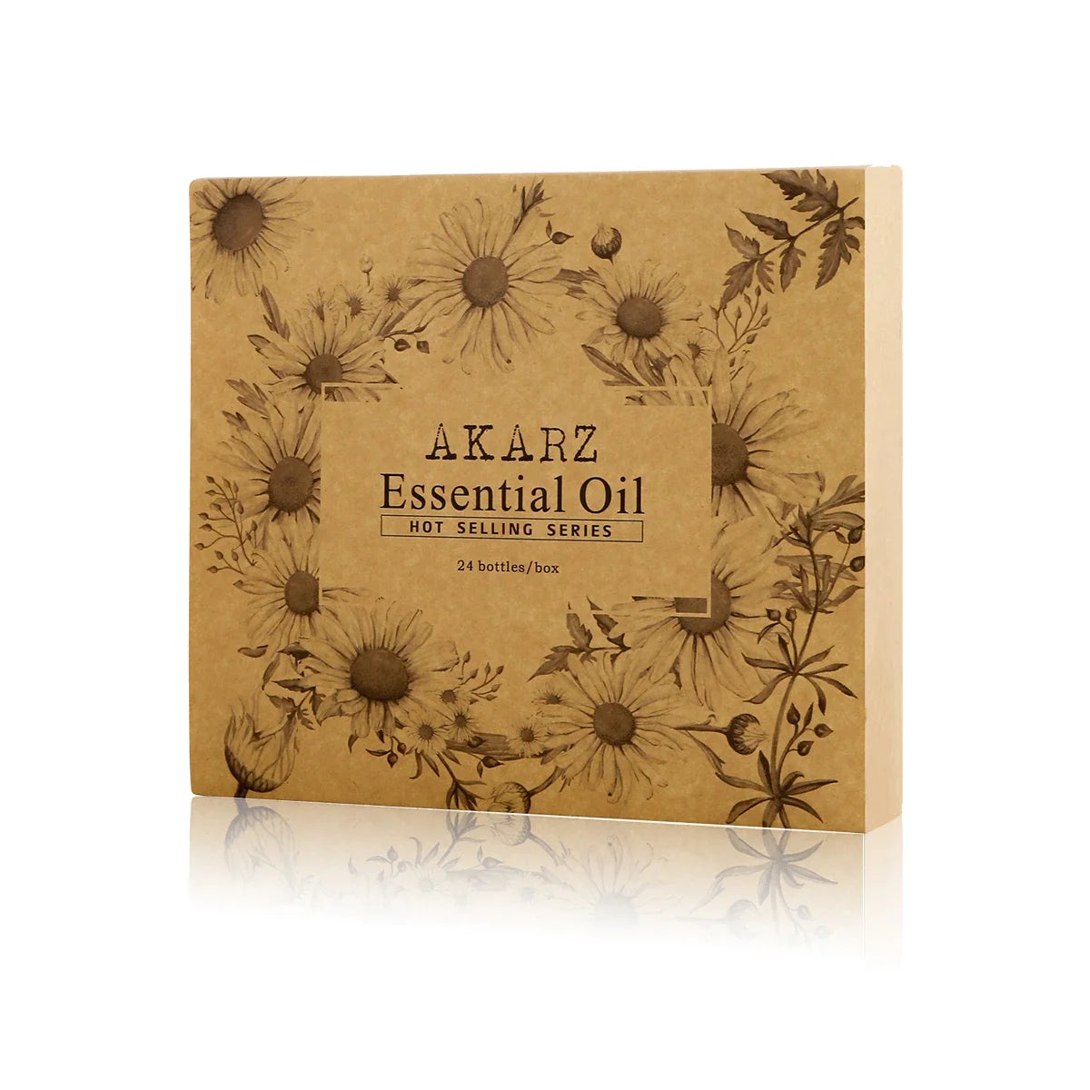 AKARZ Hots 24 Set Tea Tree,Lavender,Sandalwood,Rose,Patchouli,Musk,Ylang,Rosemary,Neroli,Peony,Vanilla,Neroli Lily Essential Oil