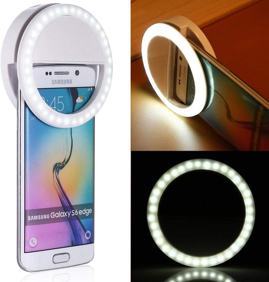 Mobile Selfie Ring Light – Portable Mini Selfie