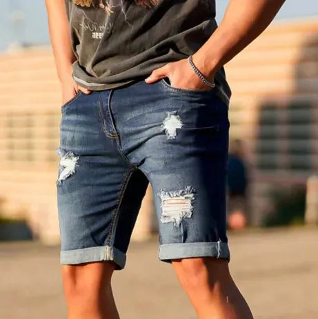 Denim shorts for men and boys,