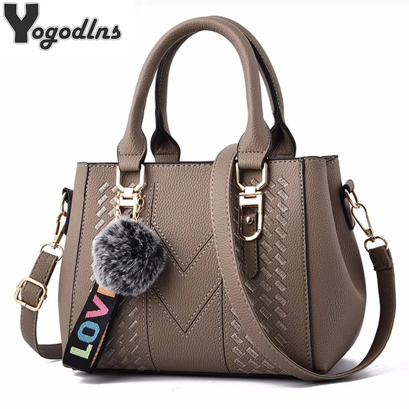 Ladies hair ball Hand Bag