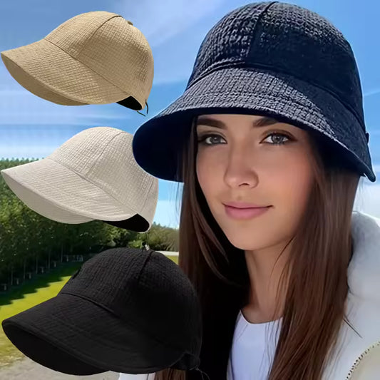 Wide Brim Bucket Caps