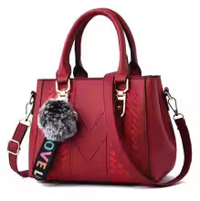 Ladies hair ball Hand Bag
