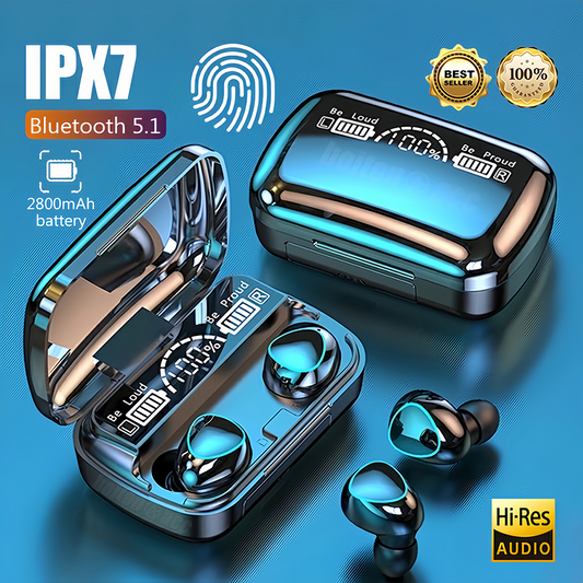 M10 and i12 TWS Wireless Bluetooth Earbuds