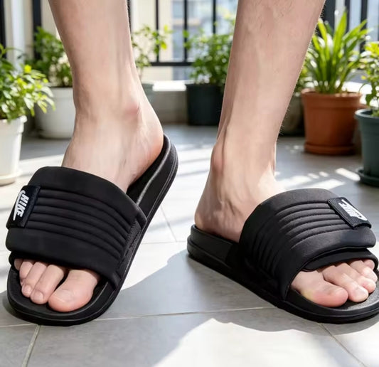 Men's Fashion Slippers Black Color