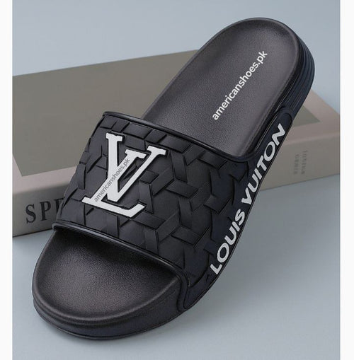 BALMAIN Black Slippers