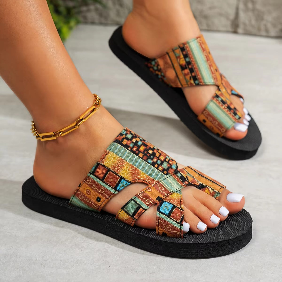 Sandals Fashion Open Toe Shoes Slip on