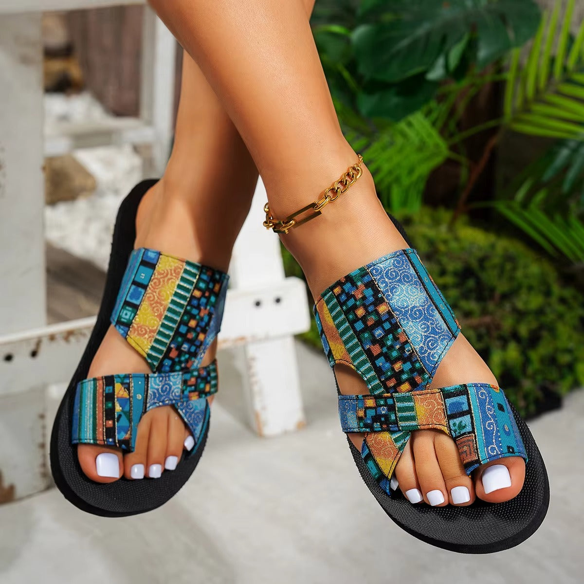 Sandals Fashion Open Toe Shoes Slip on