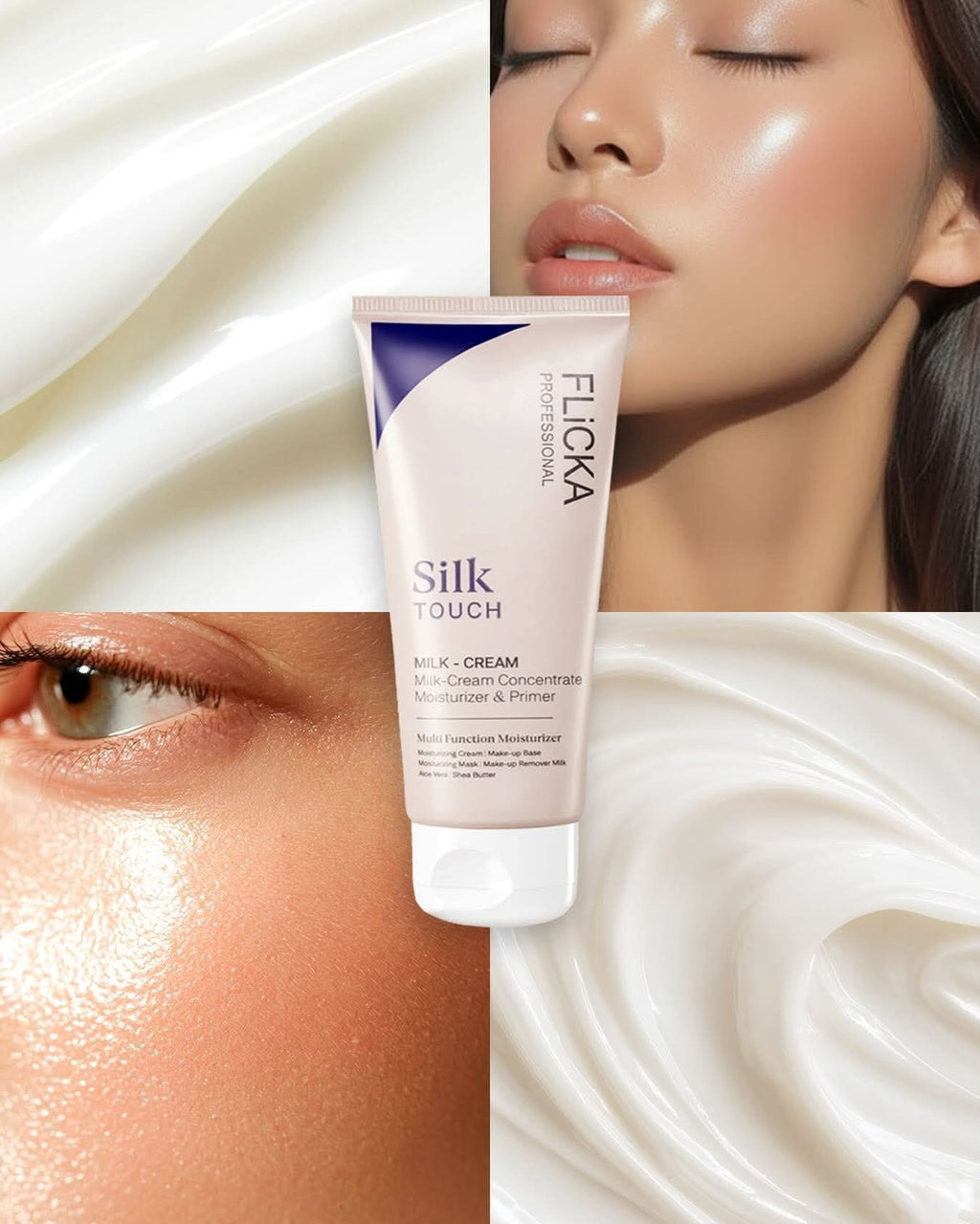 Flicka Silk Touch 3 in 1 Primer & Moisturizer