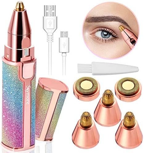 Electric Hair Remover Trimmer For Women Rechargeable 2 in 1