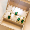 Necklace Earrings Ring Jewelry Set