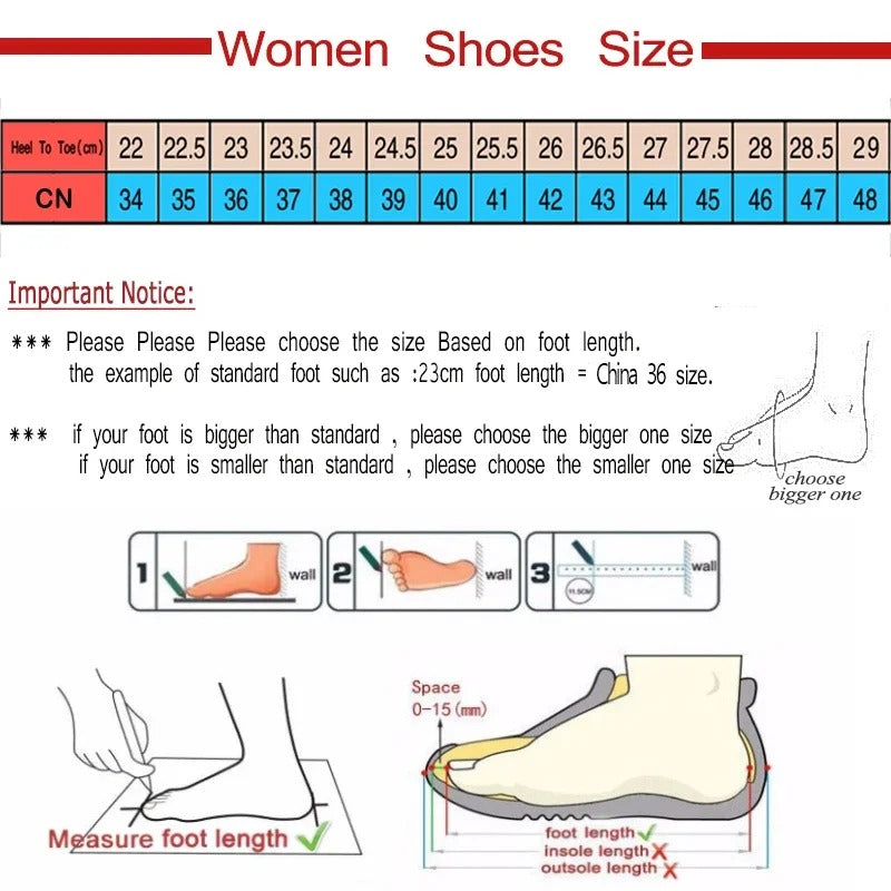 Mid Heeled Wedges Shoes for Women