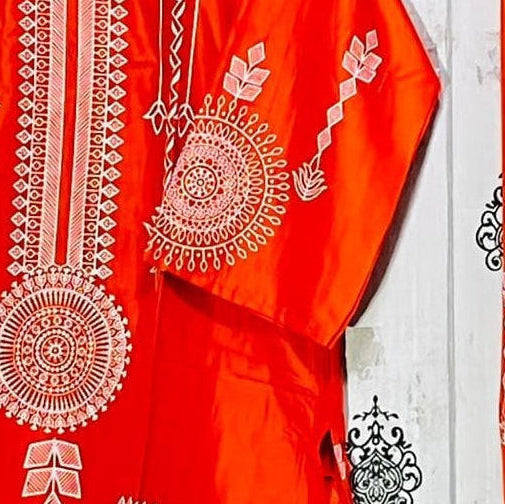 New stylish collection 3D printed stitched 2pc suit for girls