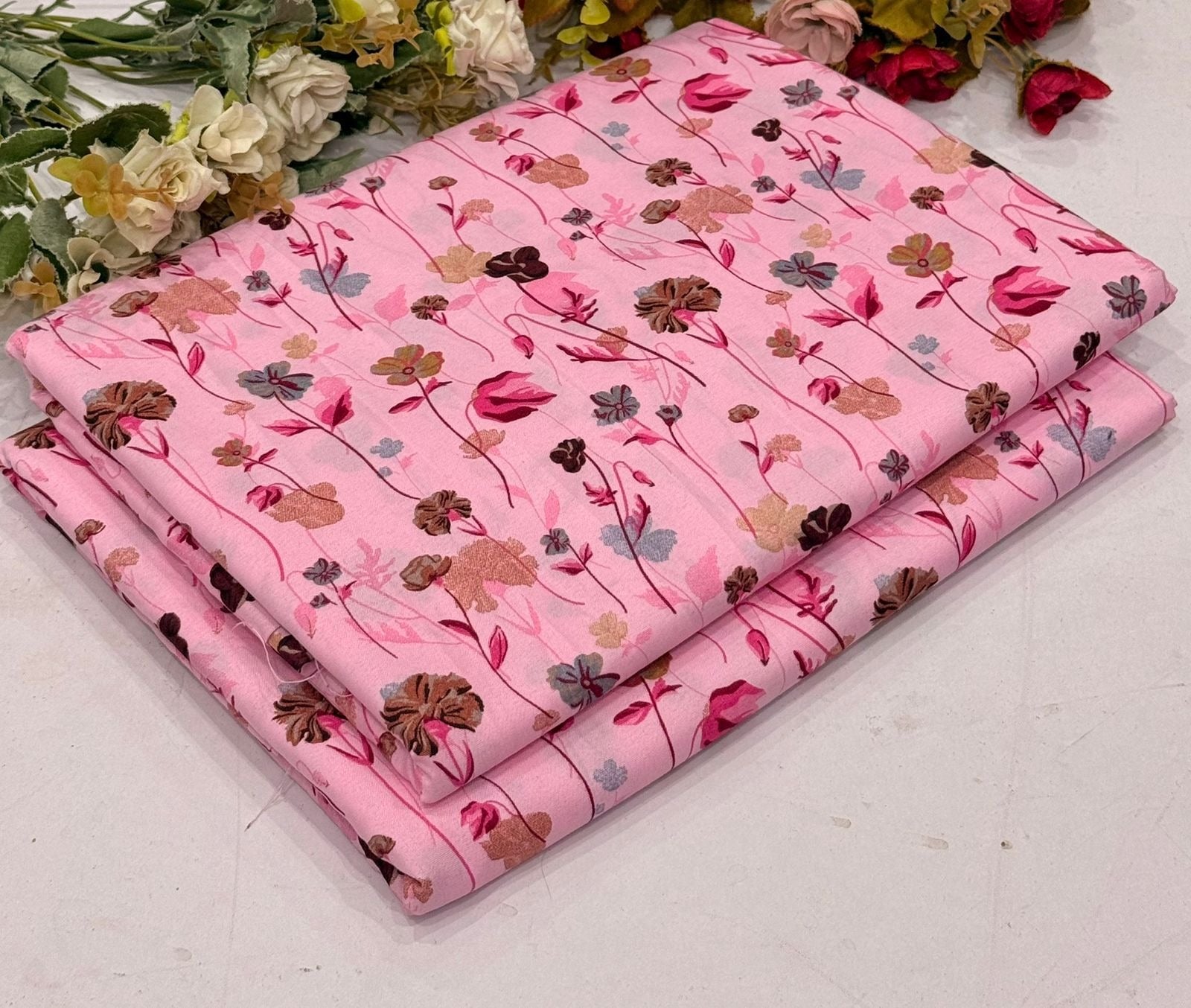 Well various Digital Print Cotton 2pc Suit