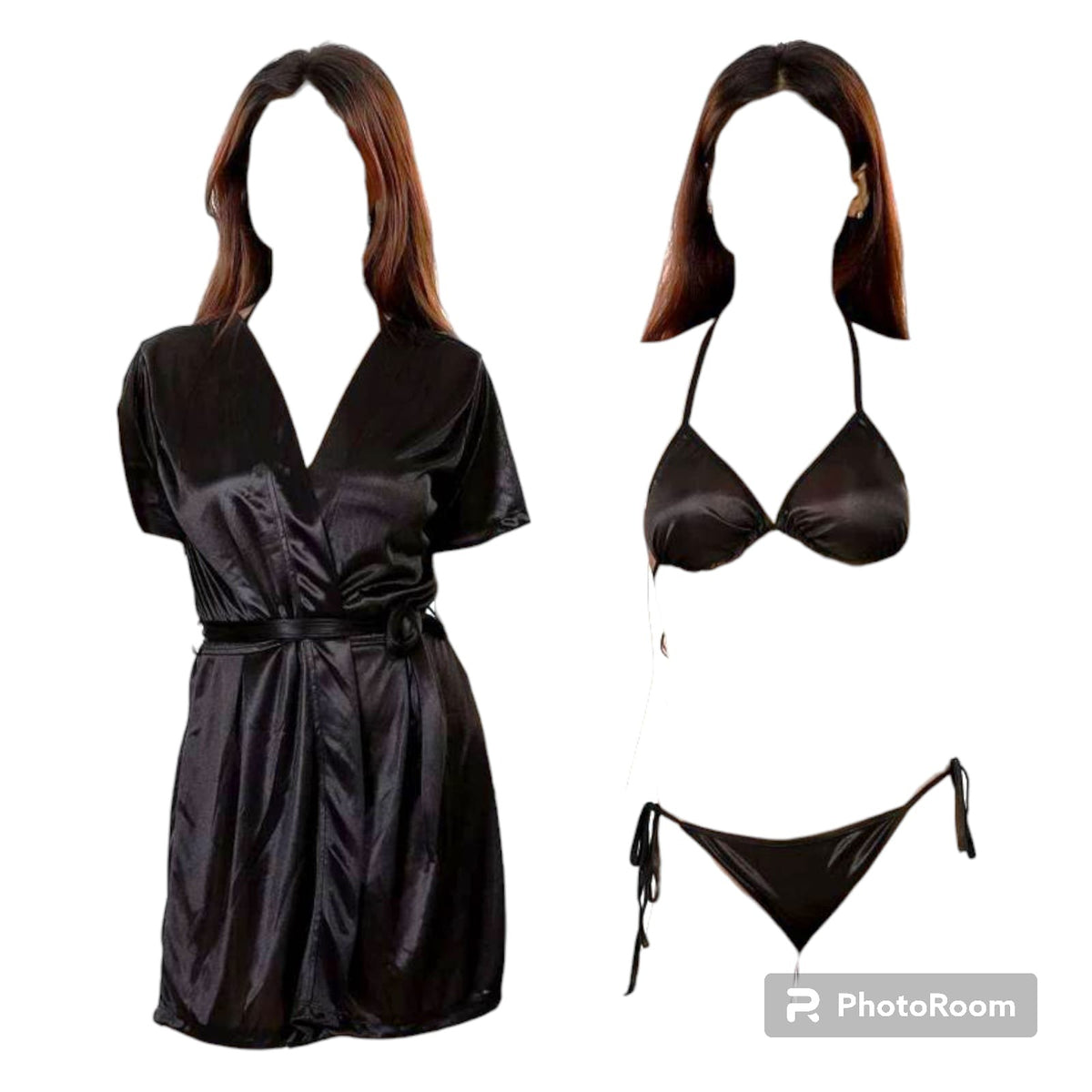 Silk Wear - Women 3 Piece Nighty Sleepwear