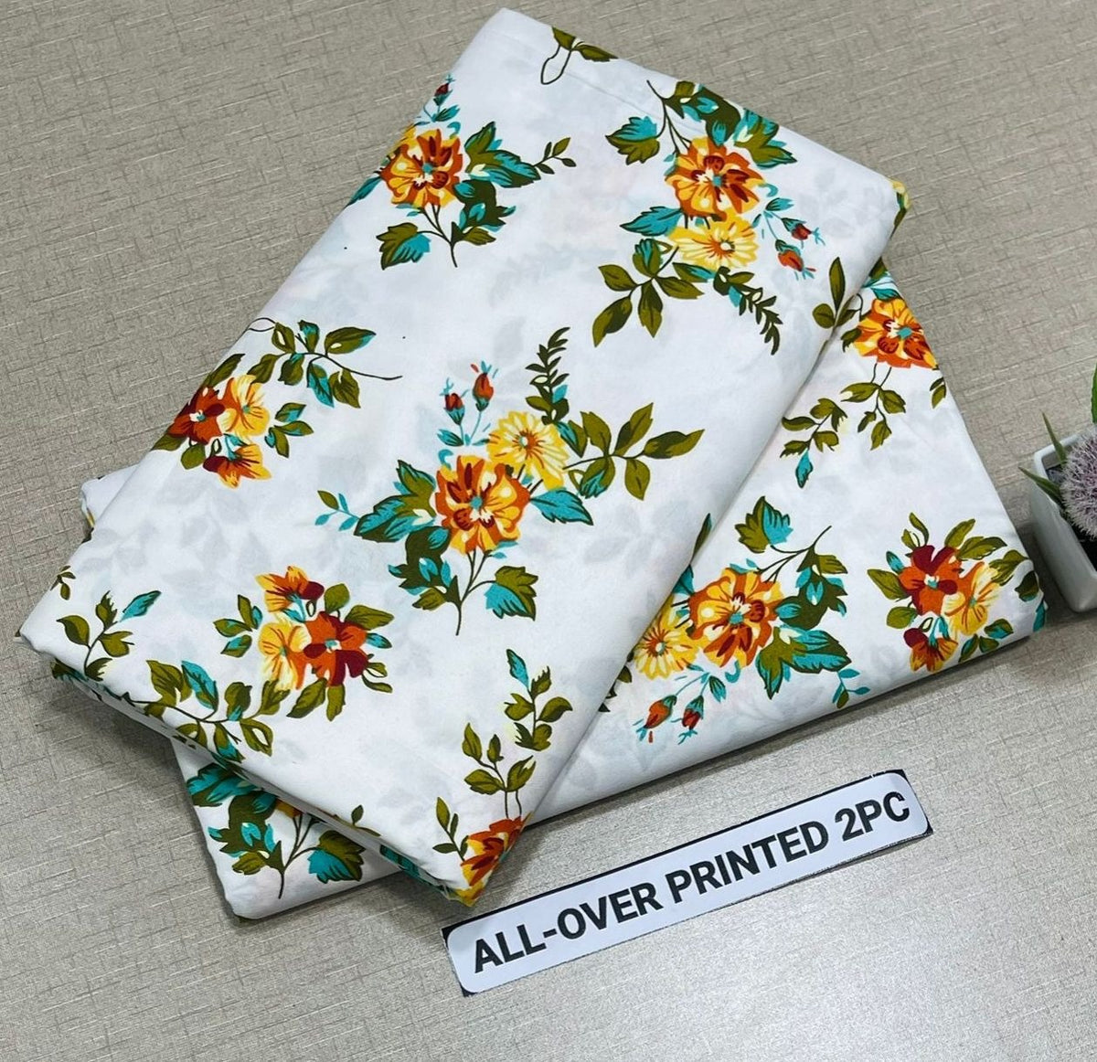 Well various Digital Print Cotton 2pc Suit