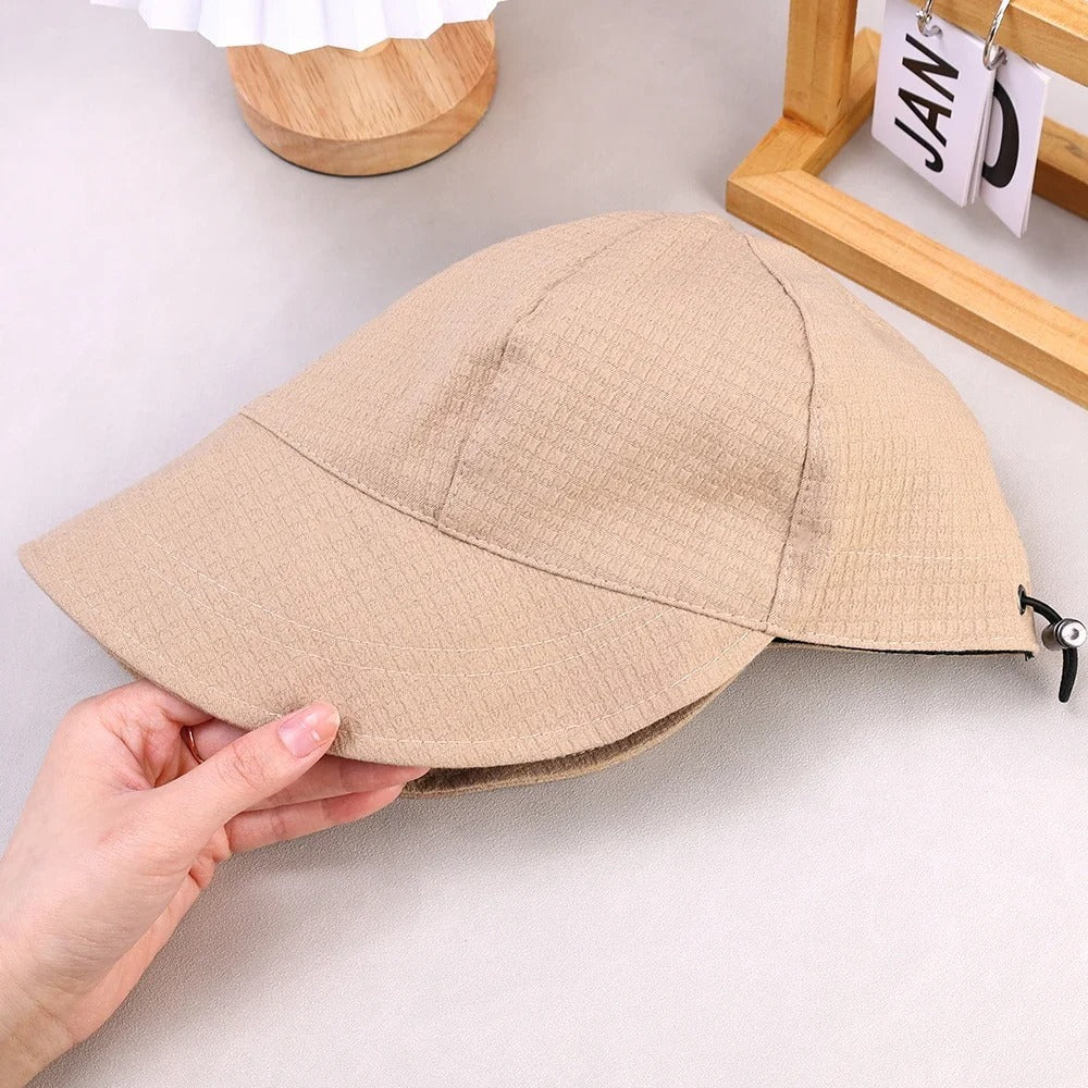 Wide Brim Bucket Caps